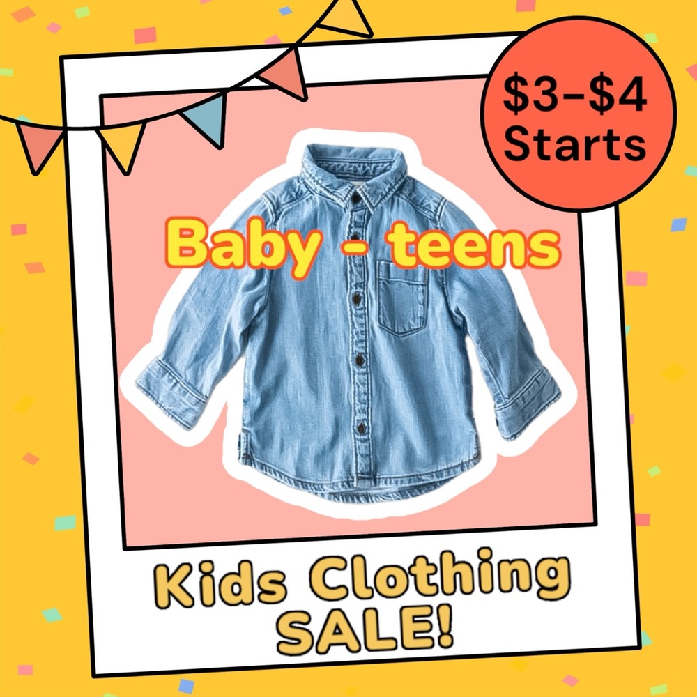 Kid Clothing Posh Live Auction